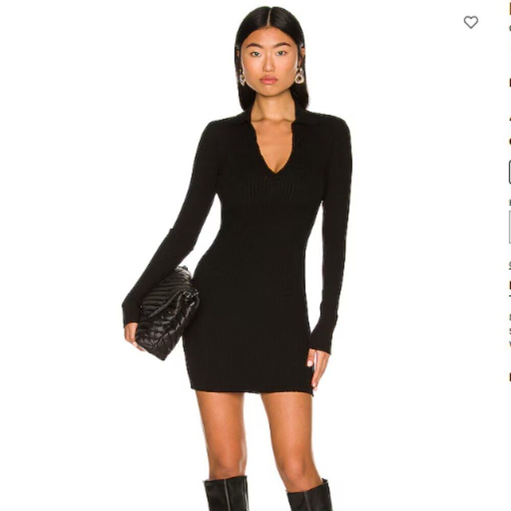 BNWT - COTTON CITIZEN IBIZA POLO DRESS - BLACK - S